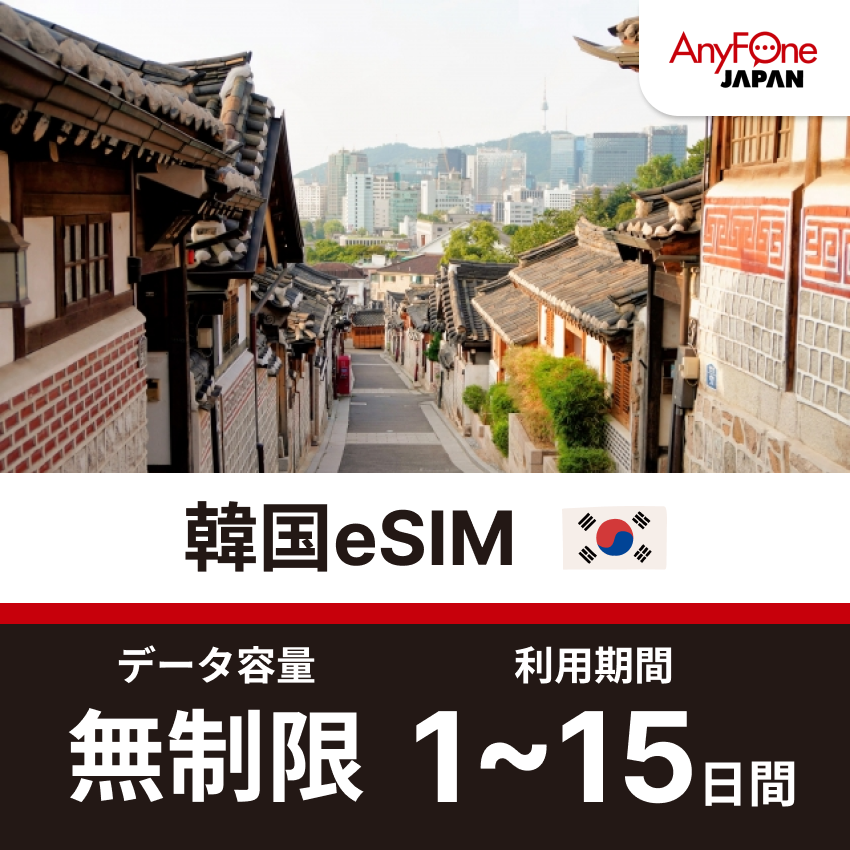 韓国eSIM 5G 無制限
