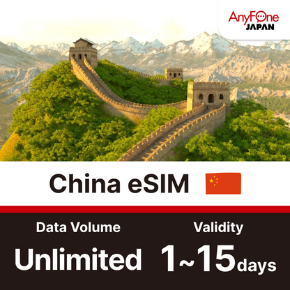 China eSIM 5G Unlimited Data