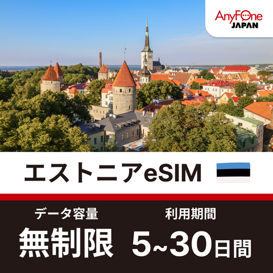 エストニアeSIM 5G 無制限