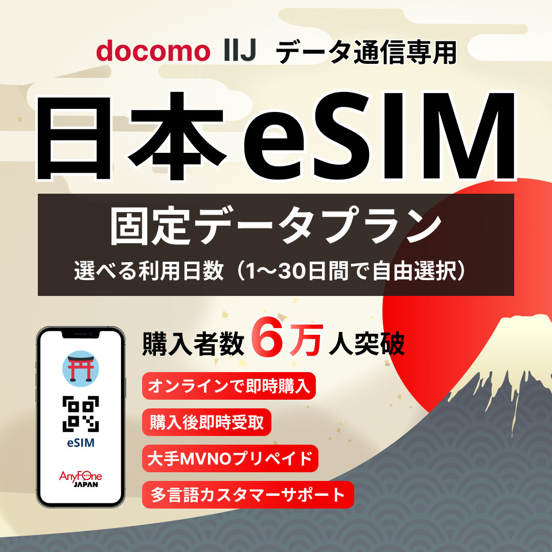 Japan eSIM Fixed Data
