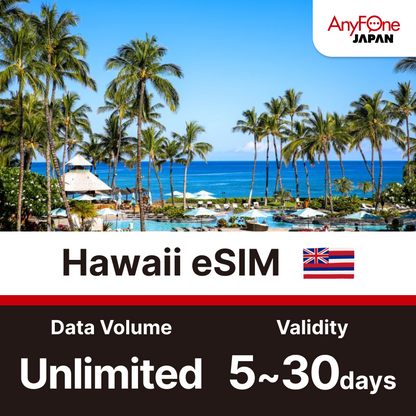 Hawaii eSIM Unlimited Data
