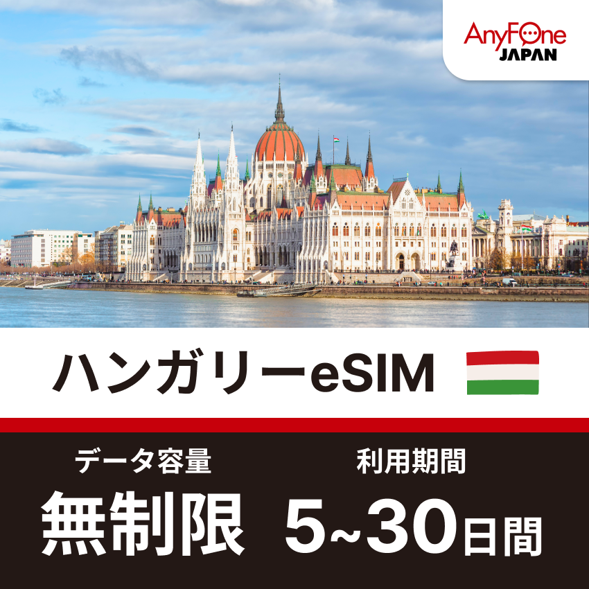ハンガリーeSIM 5G 無制限