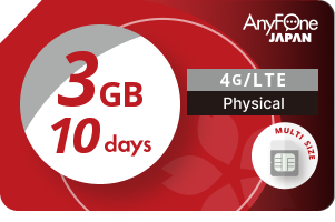 プリペイドSIM 3GB 10日間