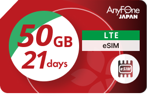 プリペイドSIM 50GB 21日間