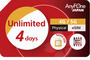 プリペイドSIM 無制限4日間